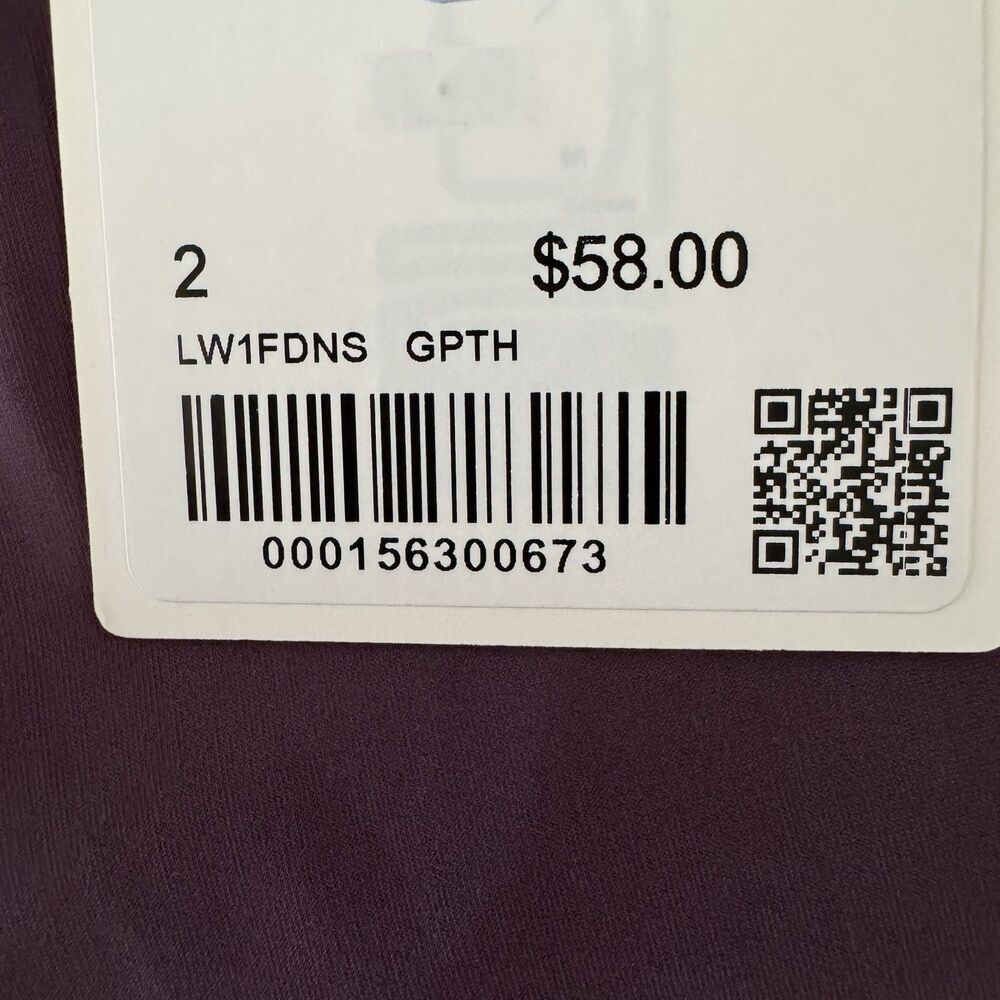 Lululemon Sculpt Cropped Tank Women’s Size 2 Flowy Grape Thistle Quick Dry NWT - Picture 4 of 11
